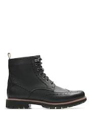 Clarks Black Batcombe Lord Boots - Image 1 of 6