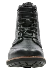 Clarks Black Batcombe Lord Boots - Image 4 of 6