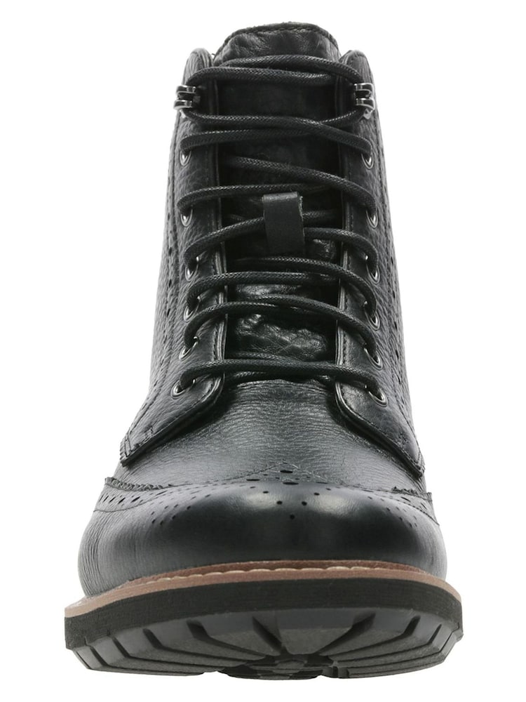 Clarks Black Batcombe Lord Boots - Image 4 of 6