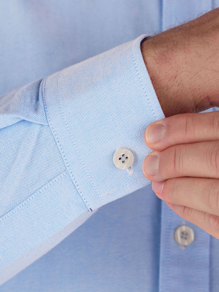 Raging Bull 100% Cotton Classic Long Sleeve Oxford Shirt - Image 4 of 8
