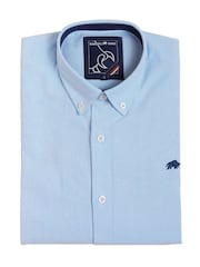 Raging Bull 100% Cotton Classic Long Sleeve Oxford Shirt - Image 6 of 8
