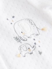 White Velour Baby Sleepsuit (0mths-2yrs) - Image 6 of 6
