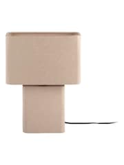 Leitmotiv Warm Grey Boaz Recto Table Lamp - Image 3 of 4