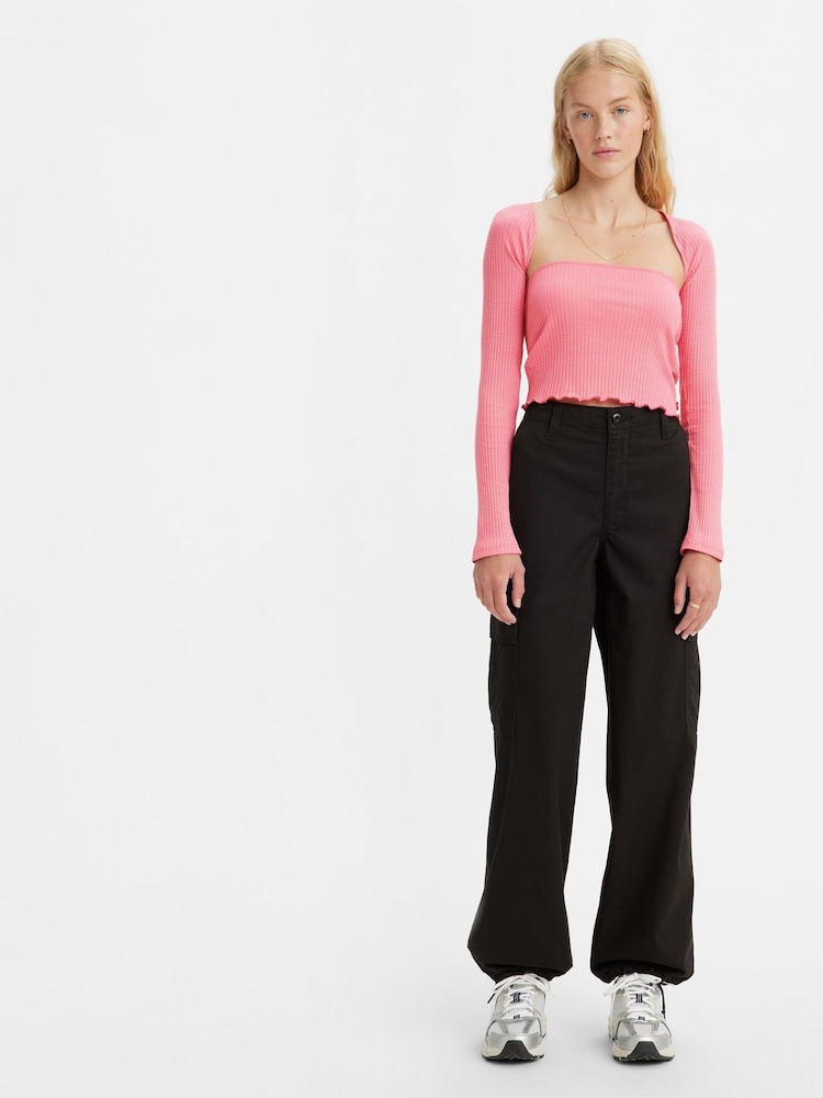 Levi's® Black 94 Baggy Cargo Trousers - Image 1 of 3 Levi's® Black 94 Baggy Cargo Trousers - Image 1 of 3