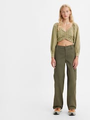 Levi's® Green 94 Baggy Cargo Trousers - Image 1 of 3