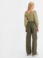 Levi's® Green 94 Baggy Cargo Trousers - Image 2 of 3