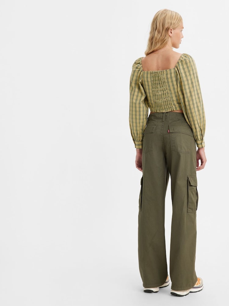 Levi's® Green 94 Baggy Cargo Trousers - Image 2 of 3