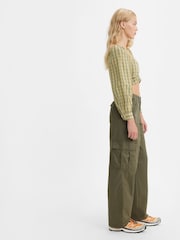 Levi's® Green 94 Baggy Cargo Trousers - Image 3 of 3