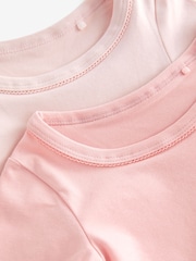 Pink Long Sleeved Vests 2 Pack (1.5-12yrs) - Image 3 of 3