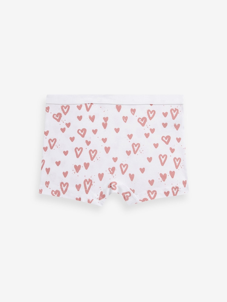 Pink Animal Print Short Briefs 5 Pack (2-16yrs) - Image 6 of 8