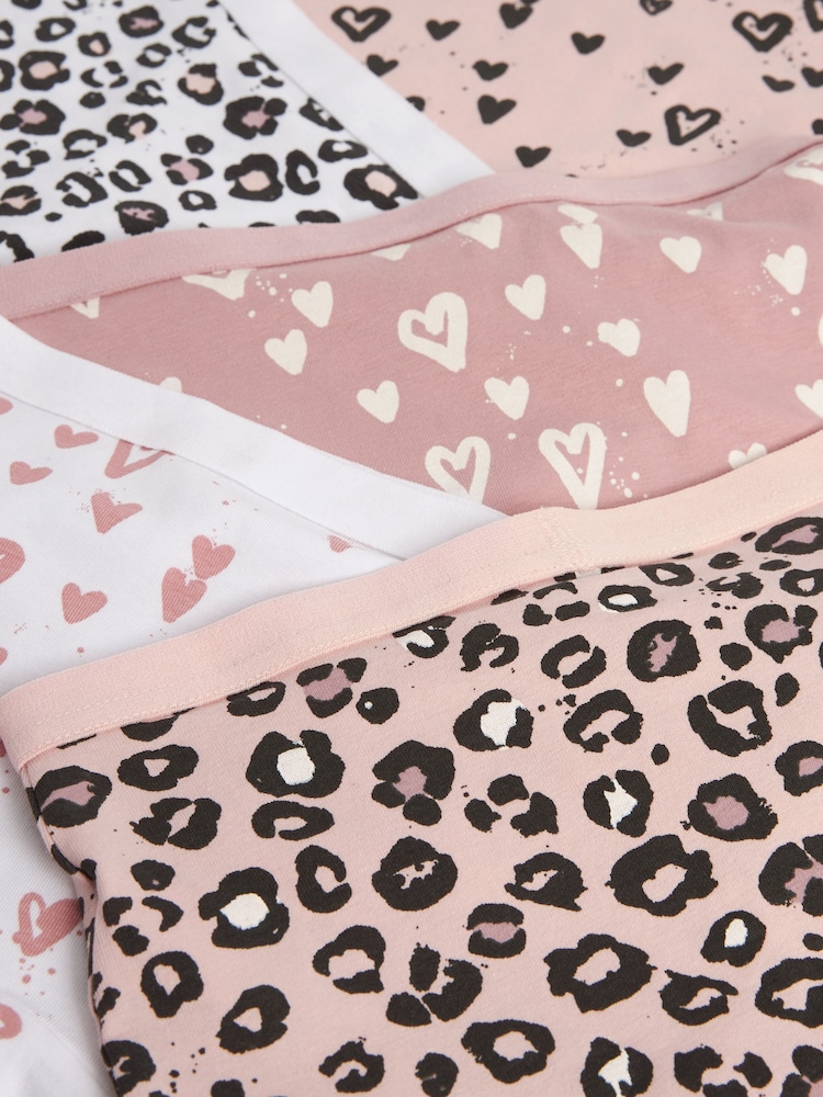Pink, Animal-Print - Kurze Slips im 5er-Pack (2—16 Jahre) - Bild 8 von 8