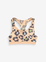 Bright Animal Print Racer Back Crop Tops 3 Pack (5-16yrs) - Image 4 of 6