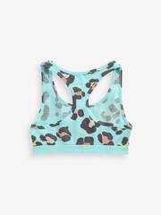 Bright Animal Print Racer Back Crop Tops 3 Pack (5-16yrs) - Image 5 of 6