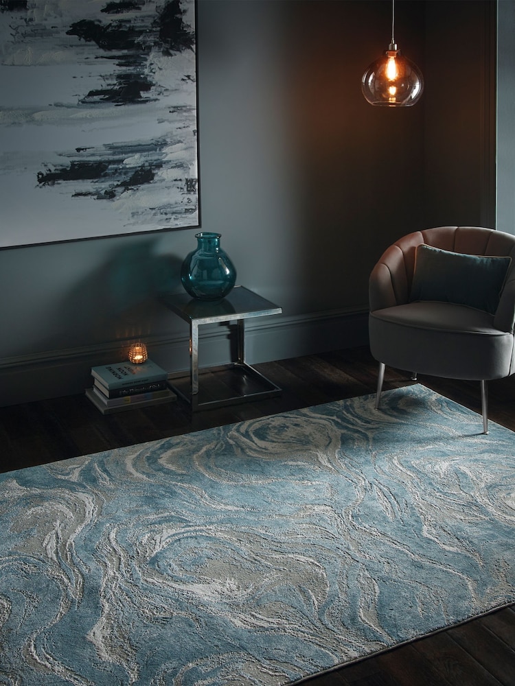 Blue Clarke & Clarke Lavico Rug - Image 1 of 4