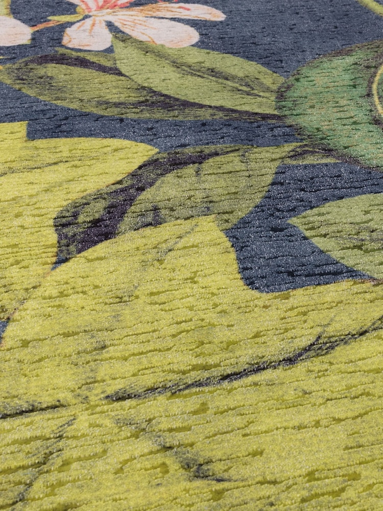 Blue Clarke & Clarke Passiflora Rug - Image 4 of 4