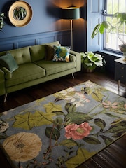 Pink Clarke & Clarke Passiflora Rug - Image 1 of 4