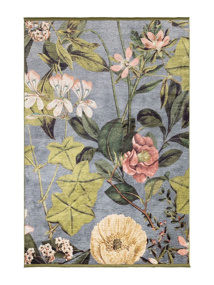 Pink Clarke & Clarke Passiflora Rug - Image 2 of 4