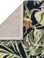 Blue Clarke & Clarke Monkey Business Rug - Image 3 of 4