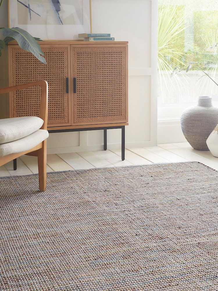 Asiatic Rugs Teal Blue/Grey Clarke & Clarke Gabrielle Rug - Image 1 of 4