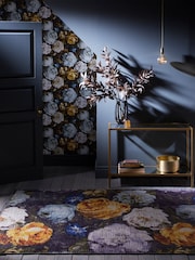 Grey Clarke & Clarke Floretta Rug - Image 1 of 4