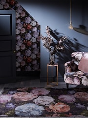 Grey Clarke & Clarke Floretta Rug - Image 1 of 4