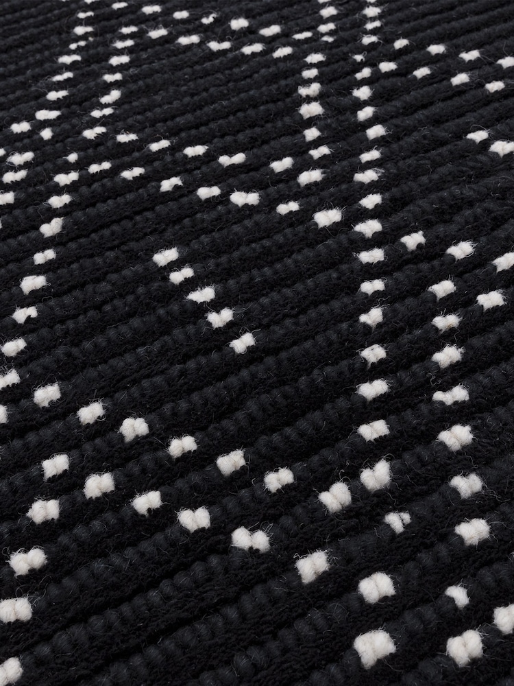 Asiatic Rugs Black Nepal Diamond Rug - Image 4 of 4
