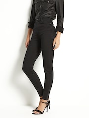 Black Single Button Lift, Slim & Shape Skinny Jeans - Image 2 of 6