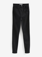 Black Single Button Lift, Slim & Shape Skinny Jeans - Image 5 of 6