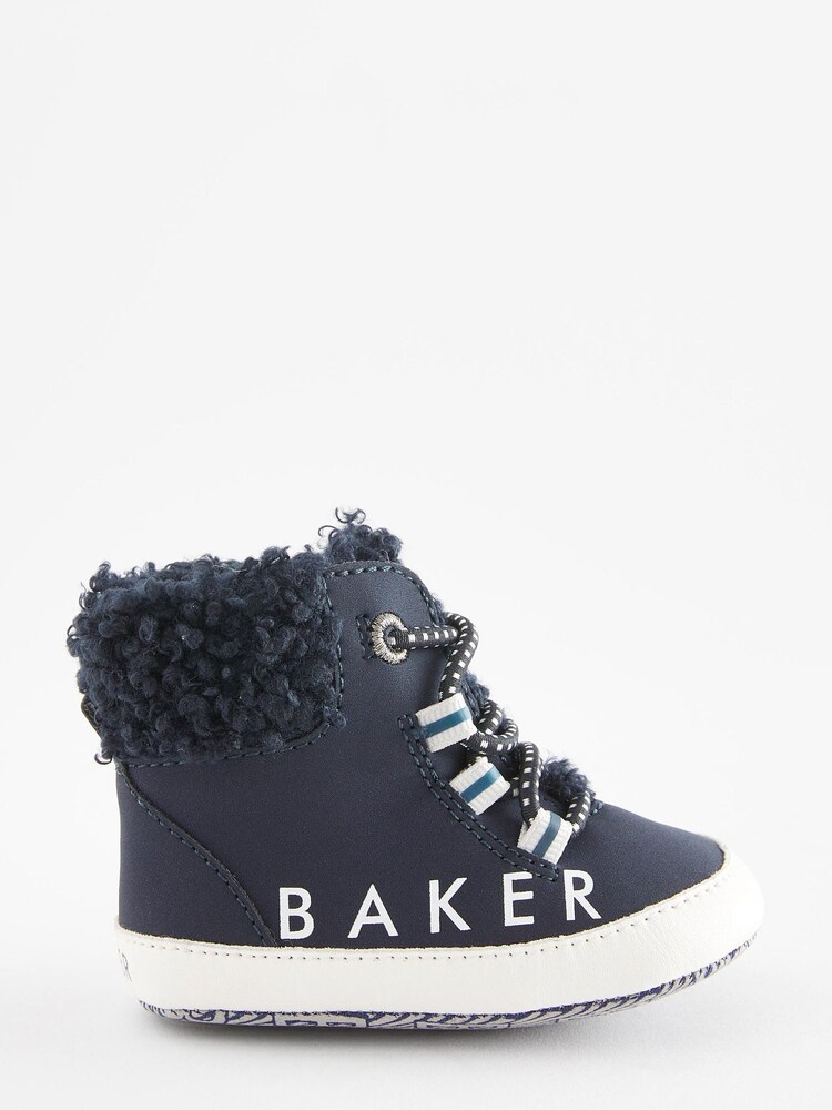 Baker by Ted Baker Baby Boys Navy Blue Boot Padders - Image 1 of 5