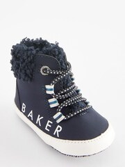 Baker by Ted Baker Baby Boys Navy Blue Boot Padders - Image 2 of 5