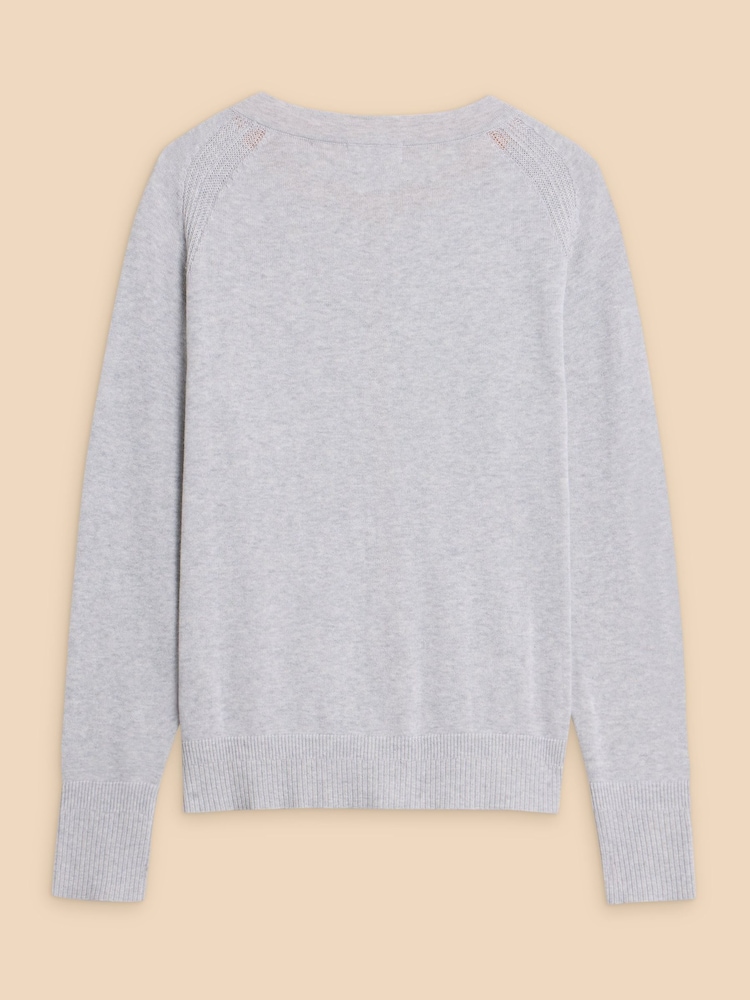 White Stuff Grey Lulu Cardigan - Image 6 of 6