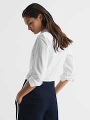 Reiss White Allie Fitted Oxford Shirt - Image 5 of 5