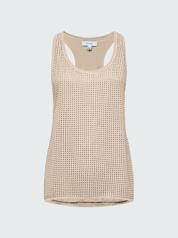 Reiss - Brooklyn versierd hemdje met ruime ronde hals - Image 2 of 7