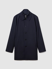 Reiss Navy Perrin Jacket With Removable Funnel-Neck Insert - Image 2 of 8