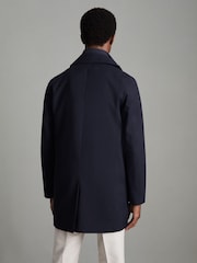 Reiss Navy Perrin Jacket With Removable Funnel-Neck Insert - Image 4 of 8