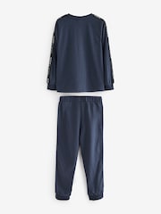 Baker by Ted Baker Navy 100% Cotton Pyjamas Set - Image 6 of 8