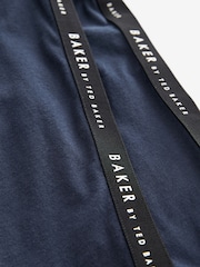 Baker by Ted Baker Navy 100% Cotton Pyjamas Set - Image 7 of 8