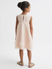 Reiss Pink Alexis Layered Tulle Dress - Image 5 of 6