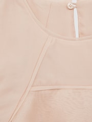 Reiss Pink Alexis Layered Tulle Dress - Image 6 of 6
