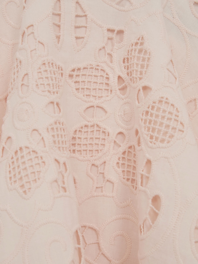 Reiss Pink Nella 4-9 yrs Lace High Rise Mini Skirt - Image 6 of 6