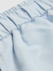 Reiss Soft Blue Wave Plain Drawstring Swim Shorts - Image 6 of 6