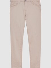 Reiss Stone Kalkan Slim Fit Five Pocket Trousers - Image 2 of 5