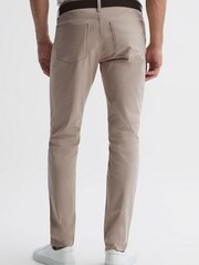 Reiss Stone Kalkan Slim Fit Five Pocket Trousers - Image 5 of 5