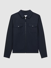 Veste blouson zippé Reiss Carnival - Image 2 of 6
