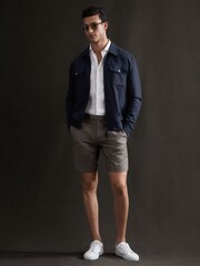 Veste blouson zippé Reiss Carnival - Image 3 of 6
