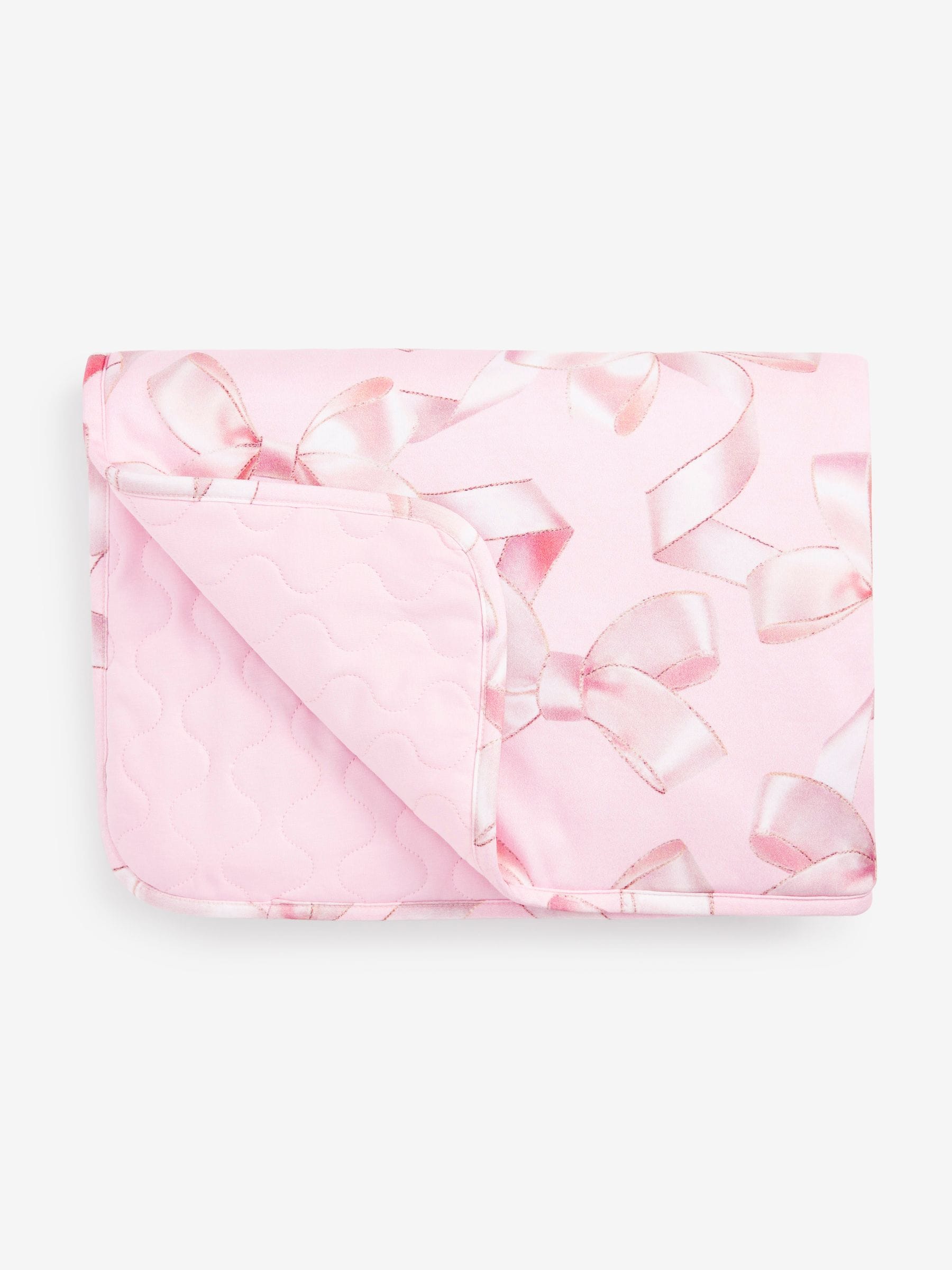 Baker by Ted Baker Baby Girls Pretty All Over Bow Print Blanket