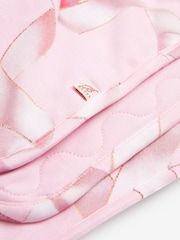 Baker by Ted Baker Baby Girls Pretty All-Over Bow Print 100% Cotton Blanket - Image 3 of 5