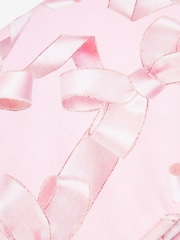 Baker by Ted Baker Baby Girls Pretty All-Over Bow Print 100% Cotton Blanket - Image 5 of 5