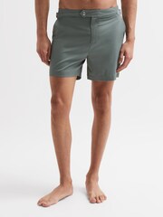 Reiss Sage Sun Side Adjuster Swim Shorts - Image 1 of 6