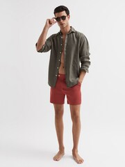 Reiss Russet Sun Side Adjuster Swim Shorts - Image 6 of 6